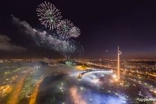 Fireworks on Victory Day