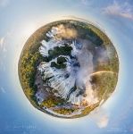 Planet of Iguassu Falls, Argentina and Brazil
