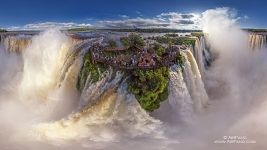 Iguasu Falls. Devil’s throat (Argentine side)