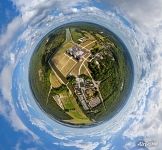 Above the Château de Chambord. Planet