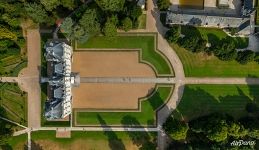 Above the Château de Cheverny