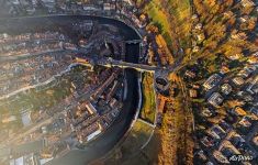 Above the Aare River. Nydeggbrücke Bridge