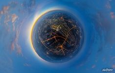 Planet of Bern at night Planet of Bern at night
