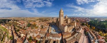 Segovia Cathedral. Panorama