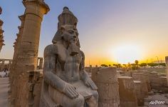 Ramesses II Colossus. Luxor Temple