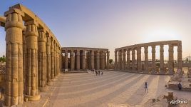 Court of Amenhotpe III. Peristyle. Luxor Temple