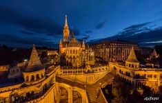 Fisherman’s Bastion at night