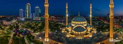 Akhmad Kadyrov Mosque. Grozny, Russia. Islam Akhmad Kadyrov Mosque. Grozny, Russia. Islam