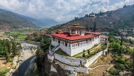 Rinpung Dzong. Bhutan. Buddhism Rinpung Dzong. Bhutan. Buddhism