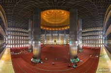 Interior of the Istiqlal Mosque. Jakarta, Indonesia. Islam Interior of the Istiqlal Mosque. Jakarta, Indonesia. Islam