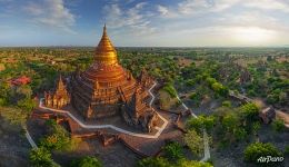 Dhammayazika Pagoda. Bagan, Myanmar. Buddhism