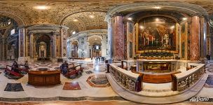 Interior of St. Peter’s Basilica. Vatican. Catholicism
