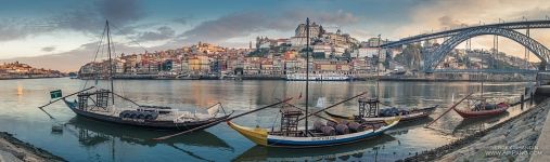 Panorama of the Douro River Panorama of the Douro River