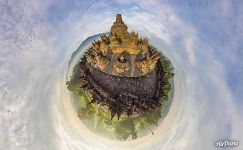 Upper tier of Borobudur. Planet