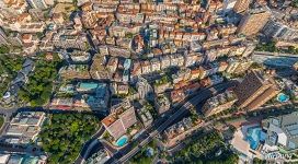 Bird's eye view of Monaco