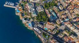 Bird's eye view of Monaco