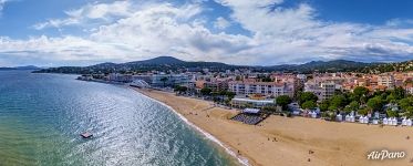 French Riviera Sainte-Maxime. Panorama