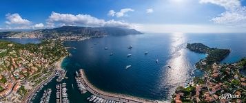 Above the port of Saint-Jean-Cap-Ferrat