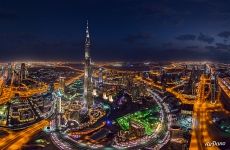 Burj Khalifa at night. Dubai, UAE Burj Khalifa at night. Dubai, UAE