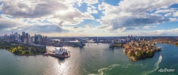 Opera House, Harbour Bridge. Sydney, Australia