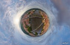 Planet of Charles Bridge. Prague, Czech Republic Planet of Charles Bridge. Prague, Czech Republic