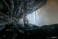 Inside the Hacha Waterfall