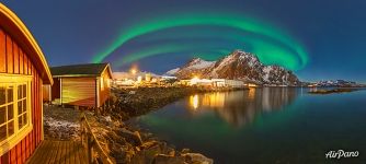 Northern lights in Svolvær Northern lights in Svolvær