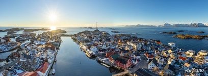 Architecture of the Henningsvær fishing village