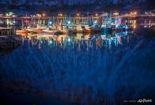 Lofotens at night