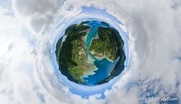 Planet of Huahine. Bridge between the islands Huahine-Nui and Huahine-Iti Planet of Huahine. Bridge between the islands Huahine-Nui and Huahine-Iti