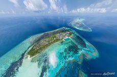 Nilandhoo Island top view Nilandhoo Island top view