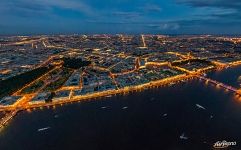 Above Neva River, St. Petersburg Above Neva River, St. Petersburg