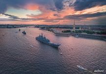 Near the Peter and Paul fortress