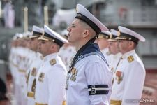 Rehearsal of the Russian Navy parade