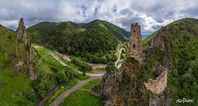 Vovnushki. Medieval complex of Ingush towers Vovnushki. Medieval complex of Ingush towers