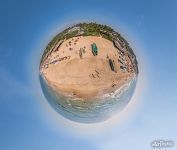 Calangute Beach. Planet Calangute Beach. Planet
