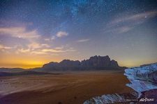 Wadi Rum at night Wadi Rum at night