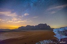 Wadi Rum at night