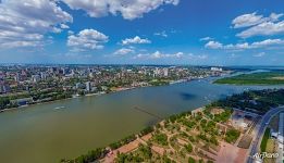 Don River near Rostov Arena Don River near Rostov Arena