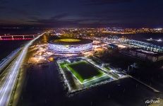 Volgograd Arena at night Volgograd Arena at night