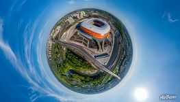 Mordovia Arena in Saransk. Planet Mordovia Arena in Saransk. Planet