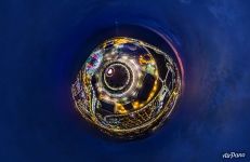 Fisht Olympic Stadium at night, Sochi. Planet Fisht Olympic Stadium at night, Sochi. Planet