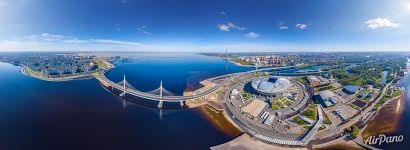 Panorama of Saint-Petersburg Stadium Panorama of Saint-Petersburg Stadium