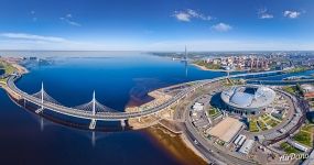 Panorama of Saint-Petersburg Stadium