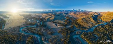 Russia, Altai, Kuray steppe, Chuya River Russia, Altai, Kuray steppe, Chuya River