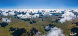 Cloud above Sarmat Cordon. Pre-Ural Steppe Cloud above Sarmat Cordon. Pre-Ural Steppe