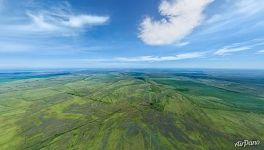 Pre-Ural Steppe from above