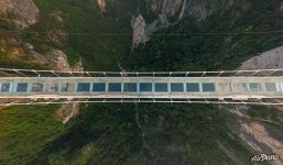 Above Zhangjiajie Glass Bridge