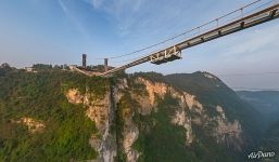 Zhangjiajie Glass Bridge bottom view