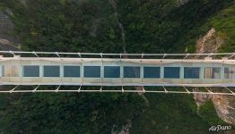 Above Zhangjiajie Glass Bridge